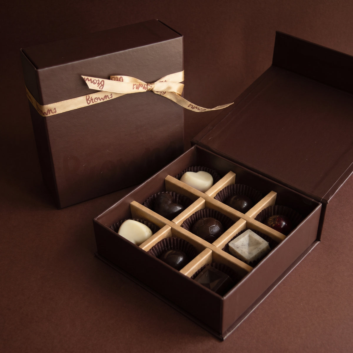 Two boxes (9x2) of Handcrafted Chocolates