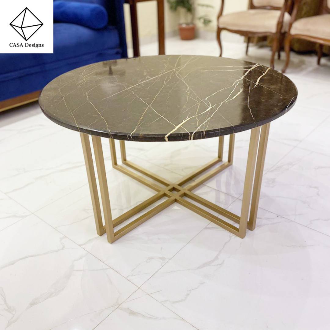 Double base round table