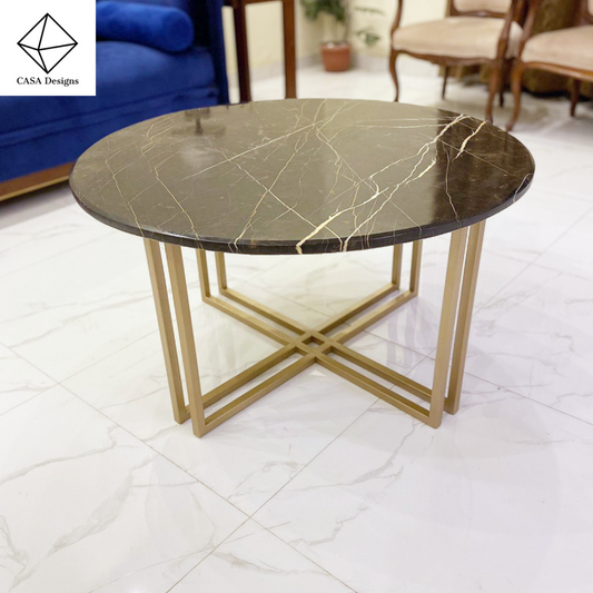 Double base round table